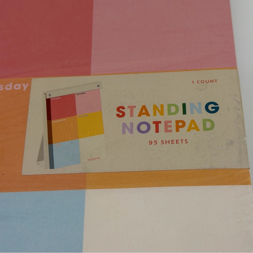 Standing Notepad Weekly Planner - Picture 2 of 3